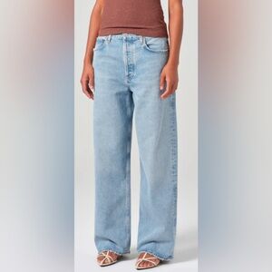 Agolde Low Slung Baggy Jeans in Force